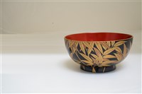 木胎圓形黑漆地平蒔繪蓋椀藏品圖，第23張